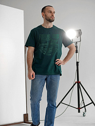 Мужская футболка "Улов" 2026-К / Зеленый